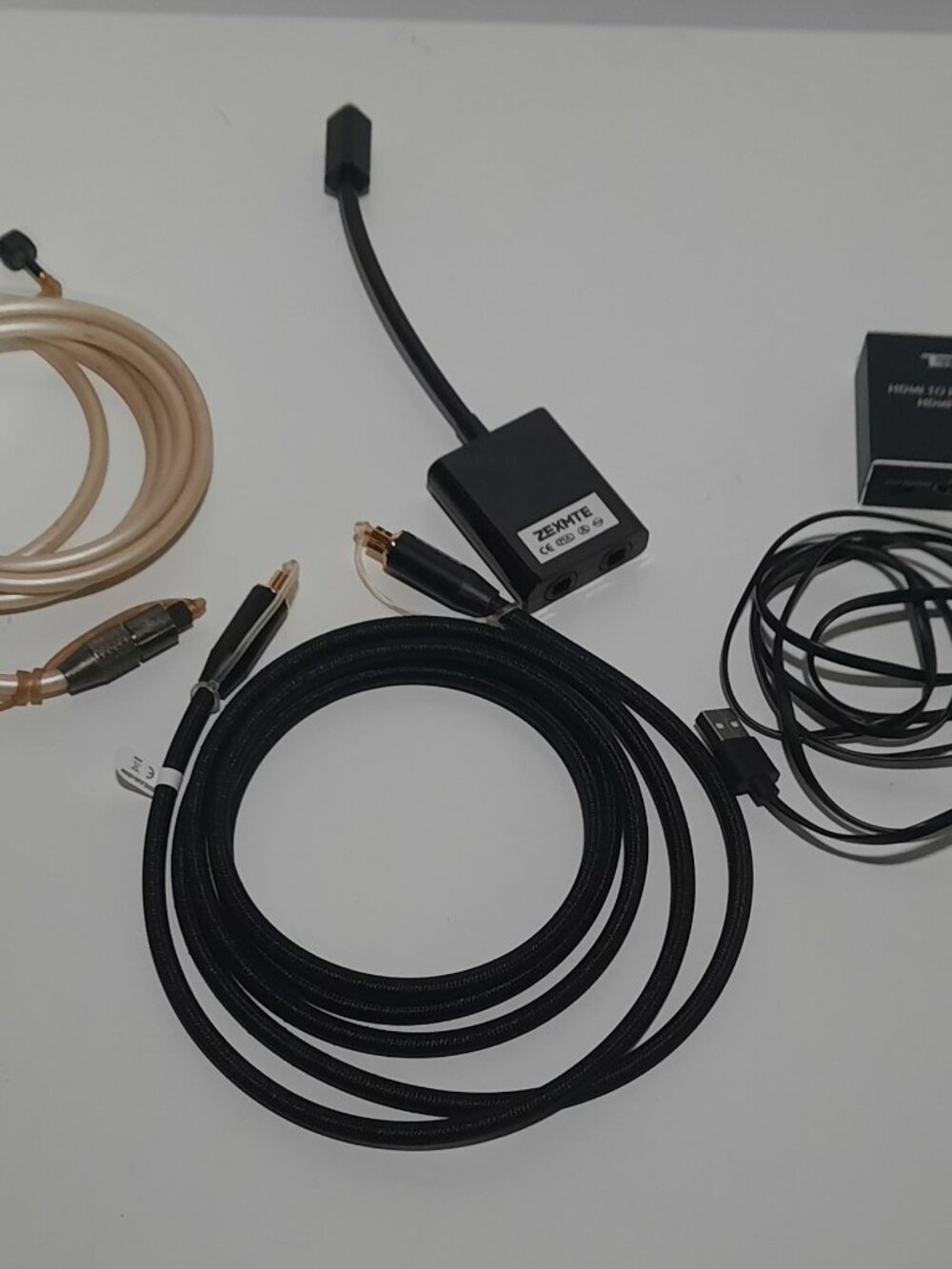 Tendak HDMI Audio Extractor ZEXMTE Optical TOSLINK Splitter Cable Lot